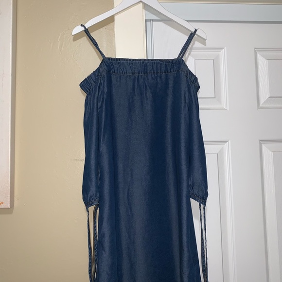 Nwt Splendid chambray off the shoulder dress - Picture 3 of 6
